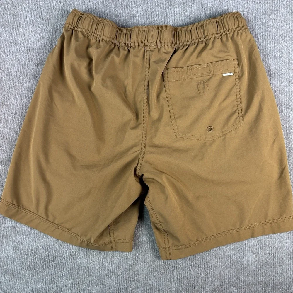 Vuori Mens Brown M Swim Trunks Shorts 5